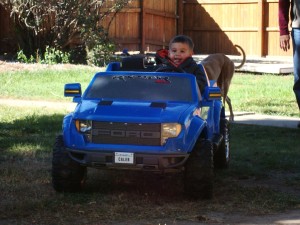 Boy with Truck